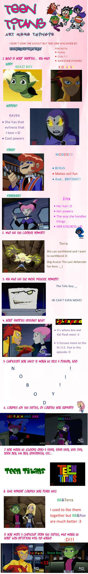 Teen Titans Meme by LightingUpTheStars on DeviantArt