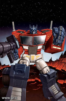 Optimus Prime Spotlight Cover