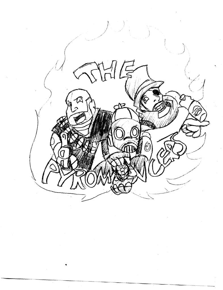 Pyromancer's Logo, Rough Draft by RyuNinjaNoKaze on DeviantArt