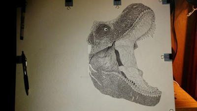 New Rexy Drawing - 16x20 - 2018 by NightDreamer41 on DeviantArt