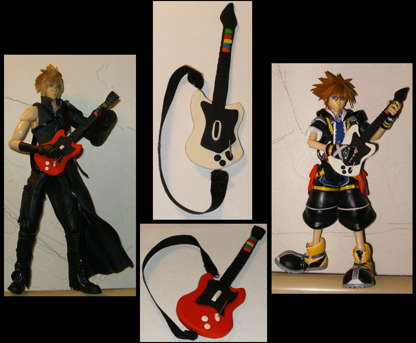 Cloud VS Sora- Guitar Hero