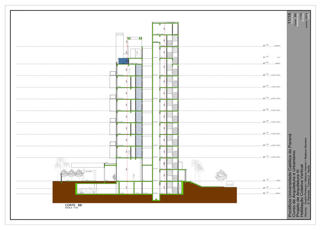 Residential Building - Section Cut BB' by andrespinheiro on DeviantArt