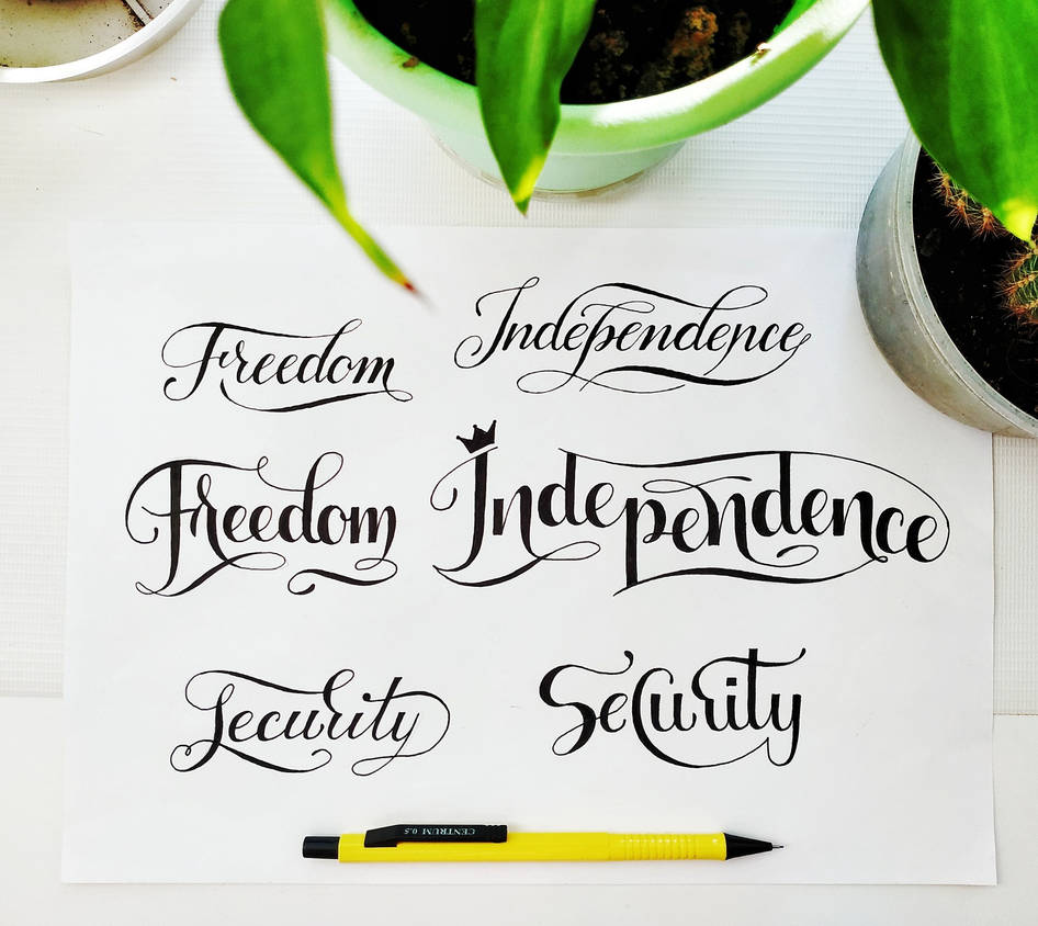 Lettering - script by kristiger-art on DeviantArt