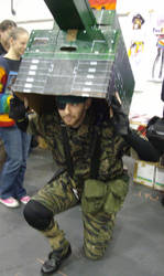 Solid Snake with Tankguise