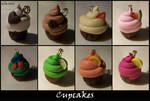 Fimo Cupcakes by ale-ari