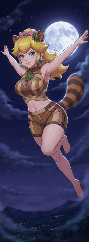 Princess Peach tanuki