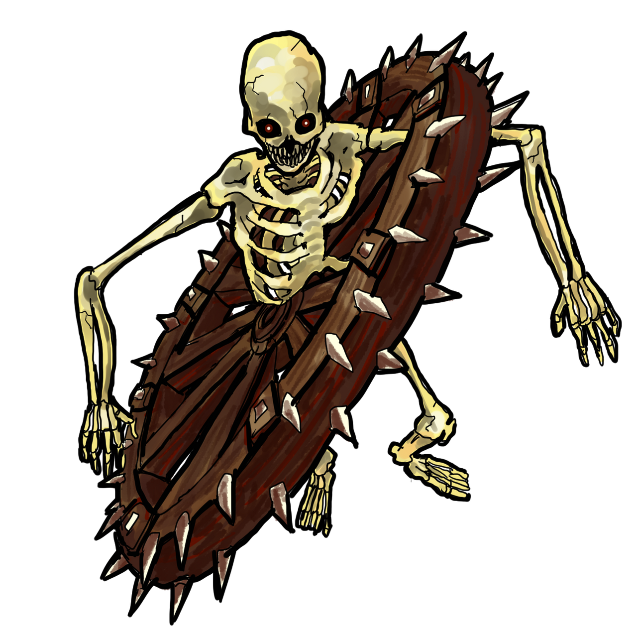Wheel Skeleton Dark Souls DnD token by Varatoss on DeviantArt