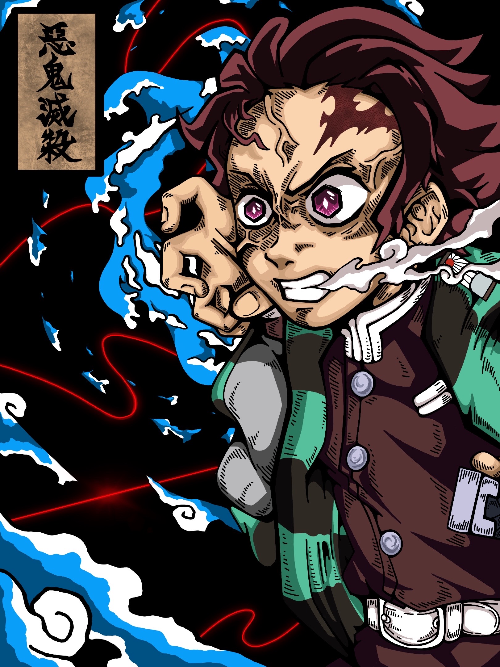 Tanjiro Kamado by EchoingBull on DeviantArt