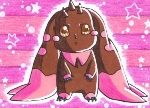 ACEO Digimon Lopmon