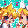 Len and Rin ACEO Card