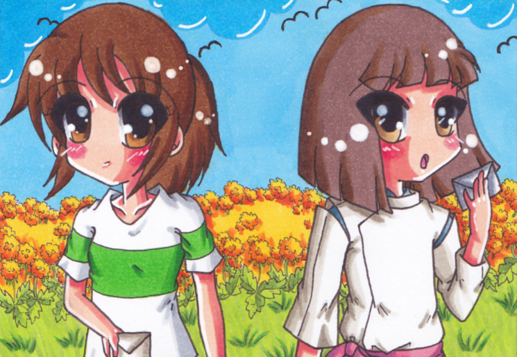 Maxi ACEO Chihiro and Haku