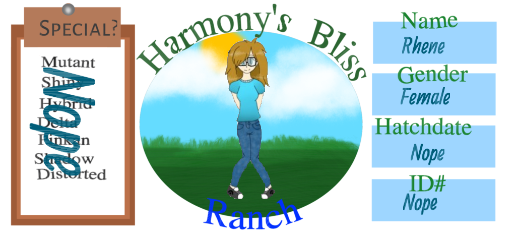 Rhene Trainer Of Harmony's Bliss Ranch