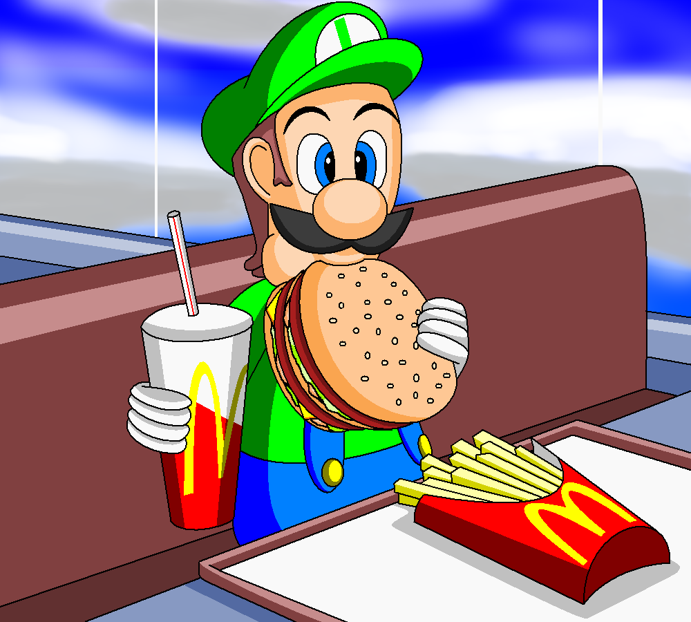 Luigi on Mcdonald