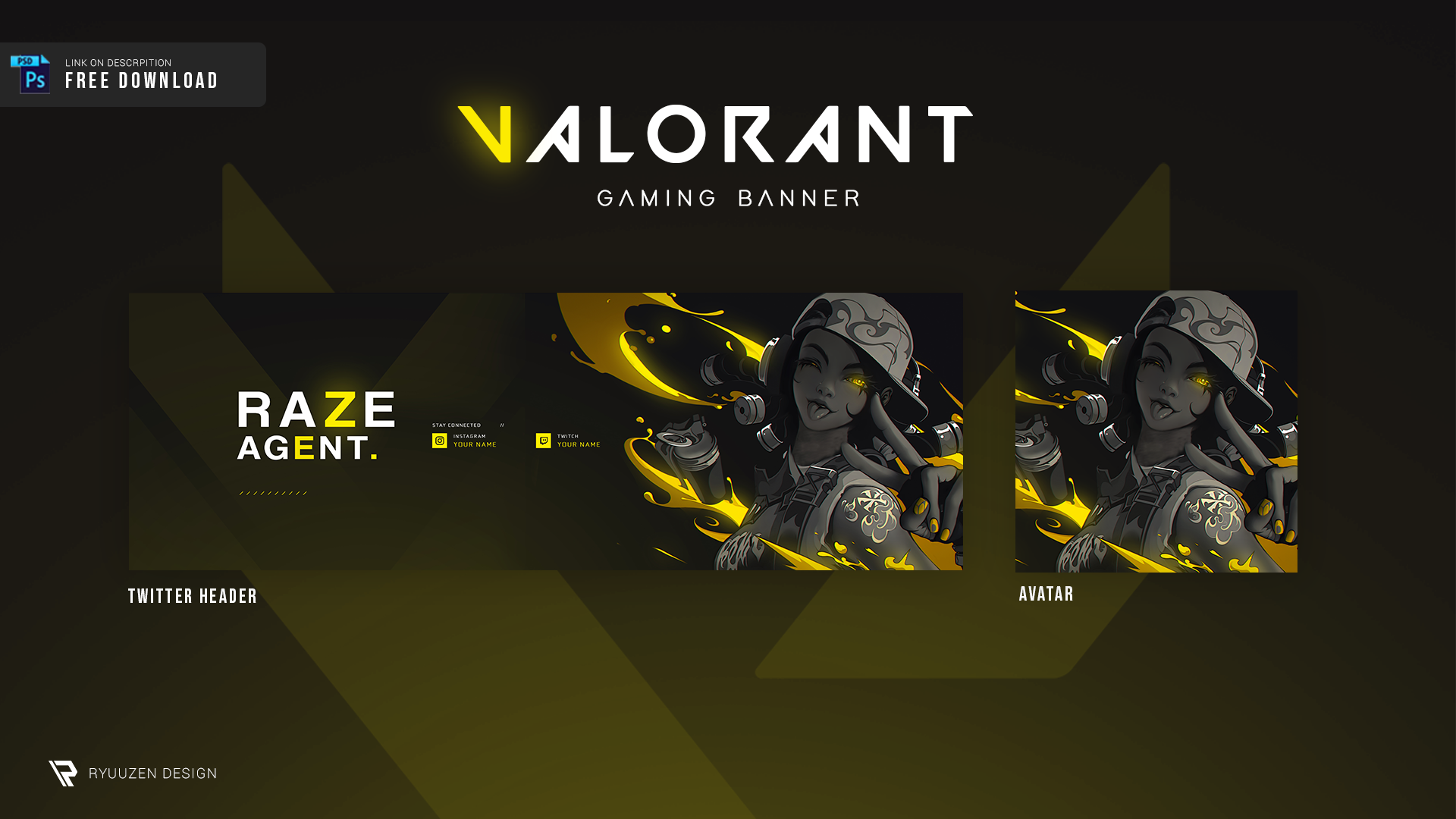 VALORANT 💥 Gaming Banner Template: Download FREE GFX for