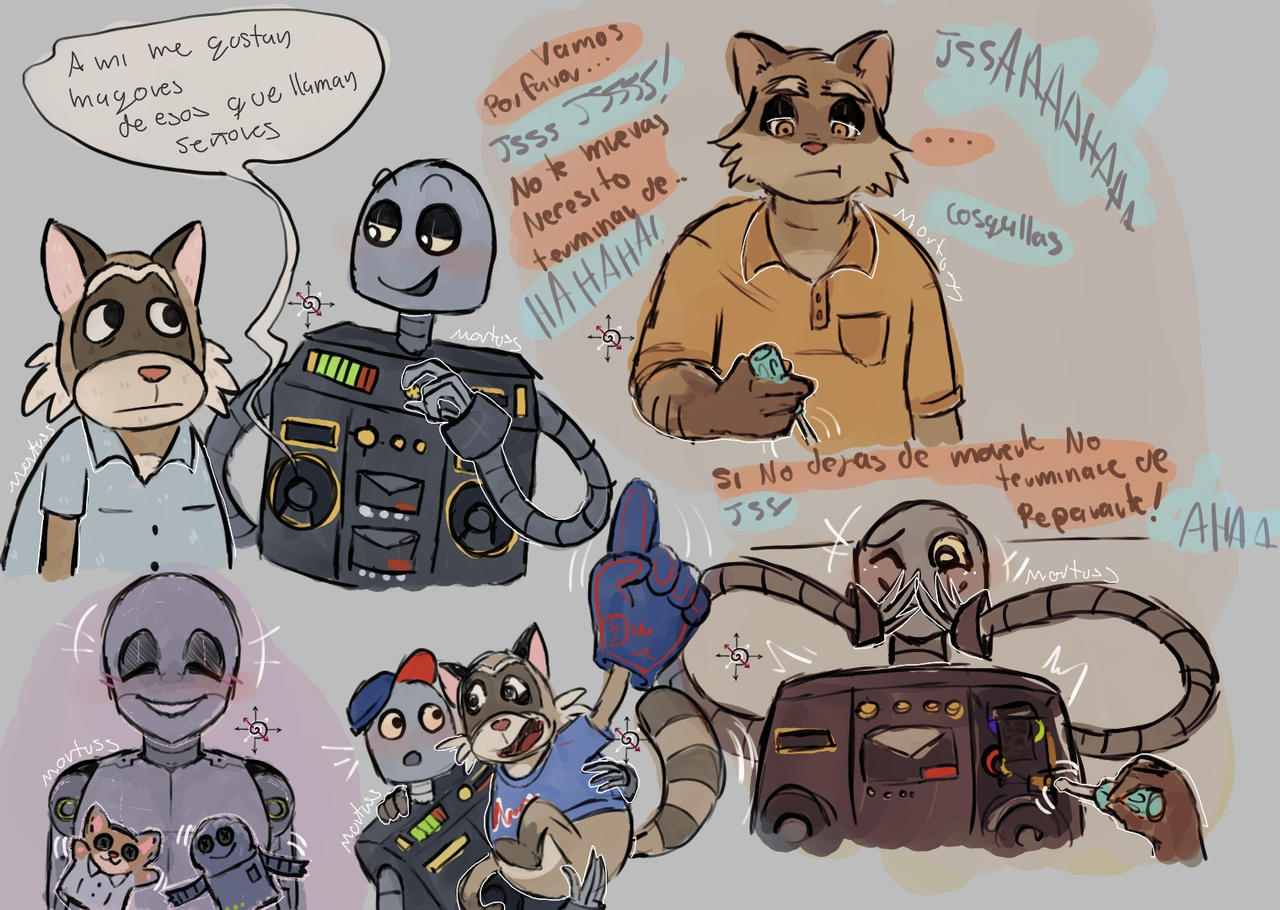 more Rascal and robot by MortussMortem on DeviantArt