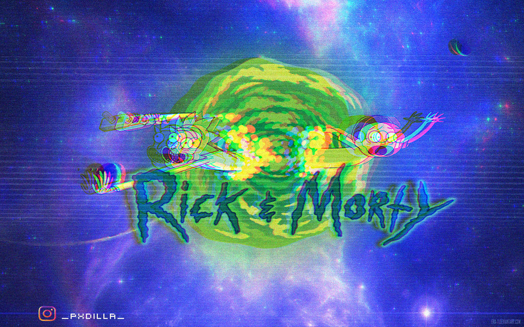 Rick Sanchez Glitch from Rick y Morty Wallpaper 4k HD ID:6581