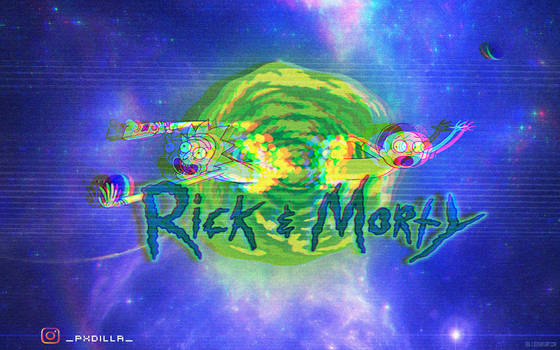 Rick and Morty Wallpaper by FlameOkami on DeviantArt