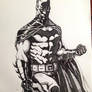 Batman - in Pen in sketchbook