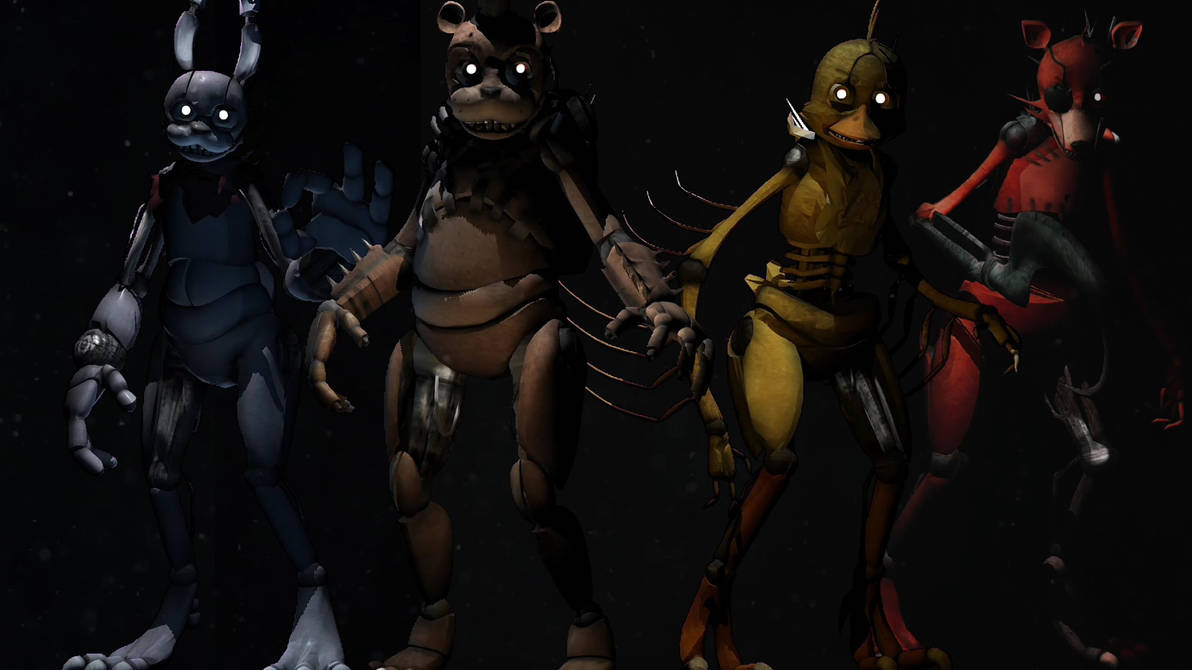 Fnaf Drawkill Animatronics Art by ASTROBY34 on DeviantArt