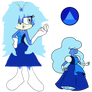 Sapphire ( From Steven Universe )  as a Mobian