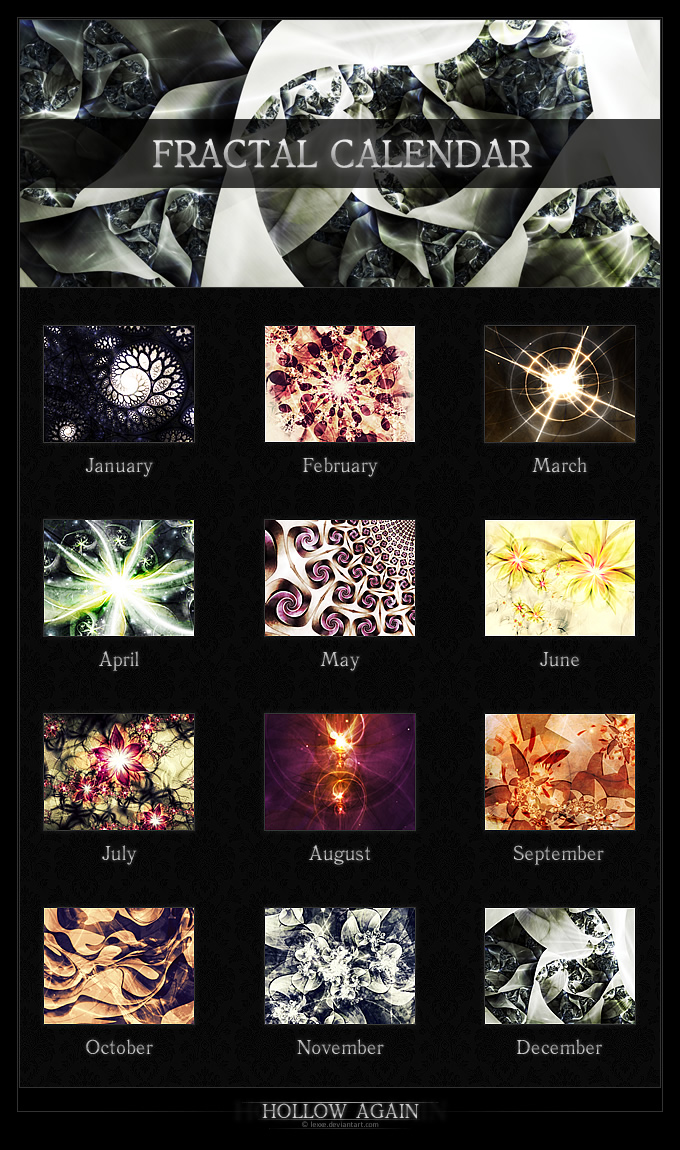 Fractal calendar 6