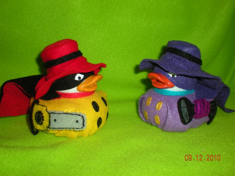 Darkwing and Negaduck Ducks