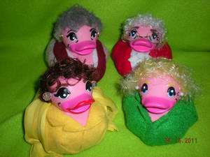 Golden Girls Rubber Ducks