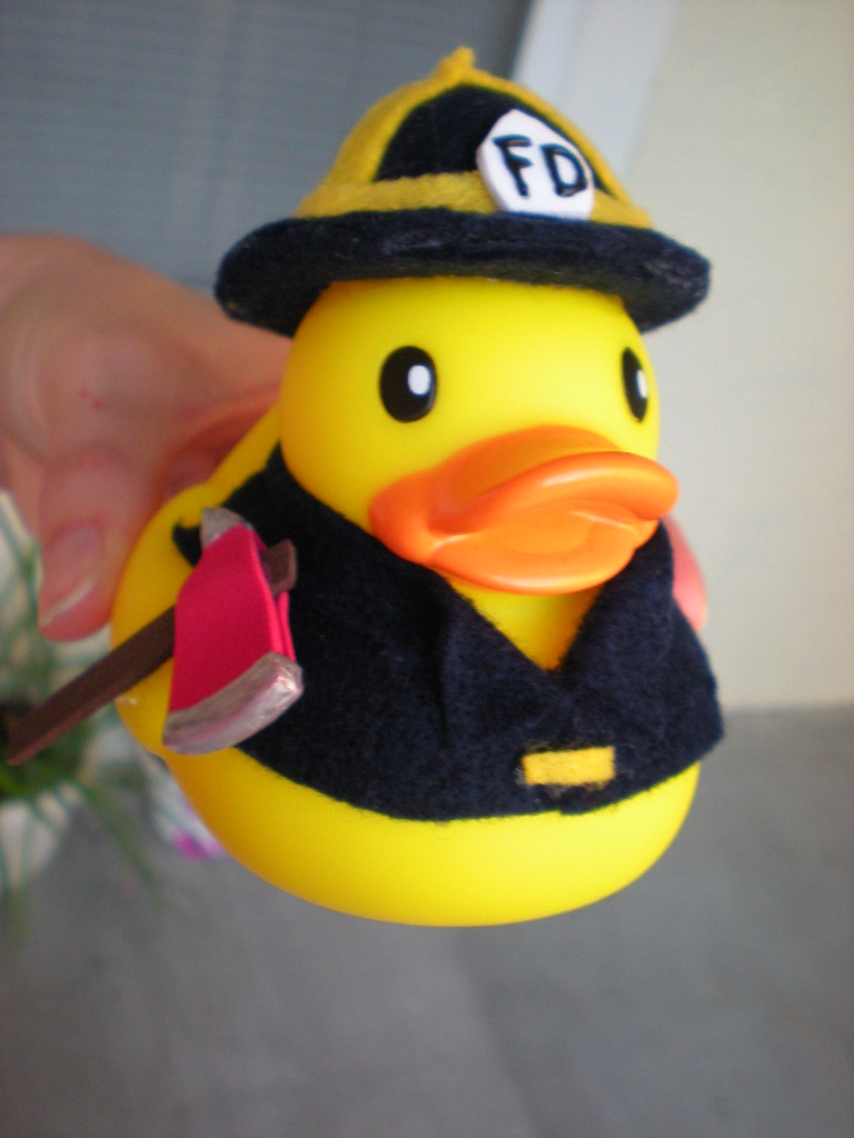 Fire Fighter Rubber Duck