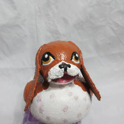 Custom Basset Hound Rubber Duck