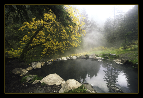 Hot Spring in Autumn