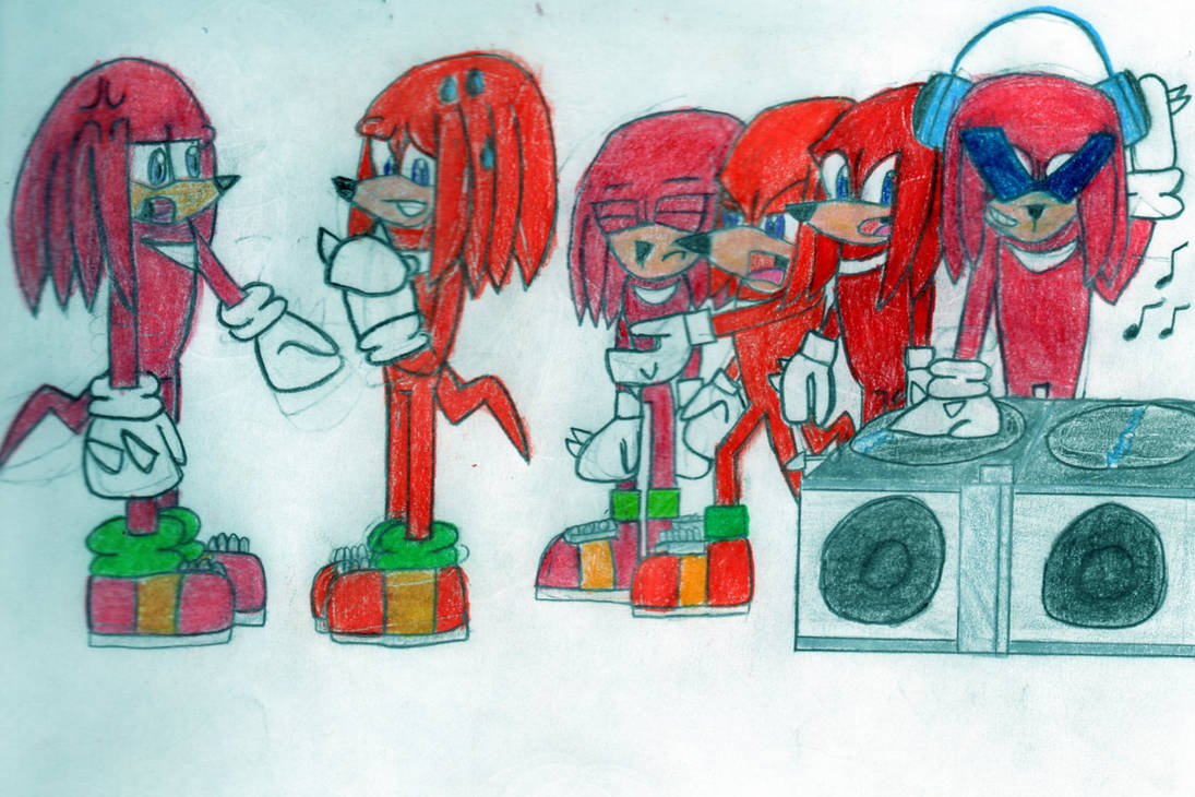 Meeting Different Knuckles' by JZTSmokenem on DeviantArt