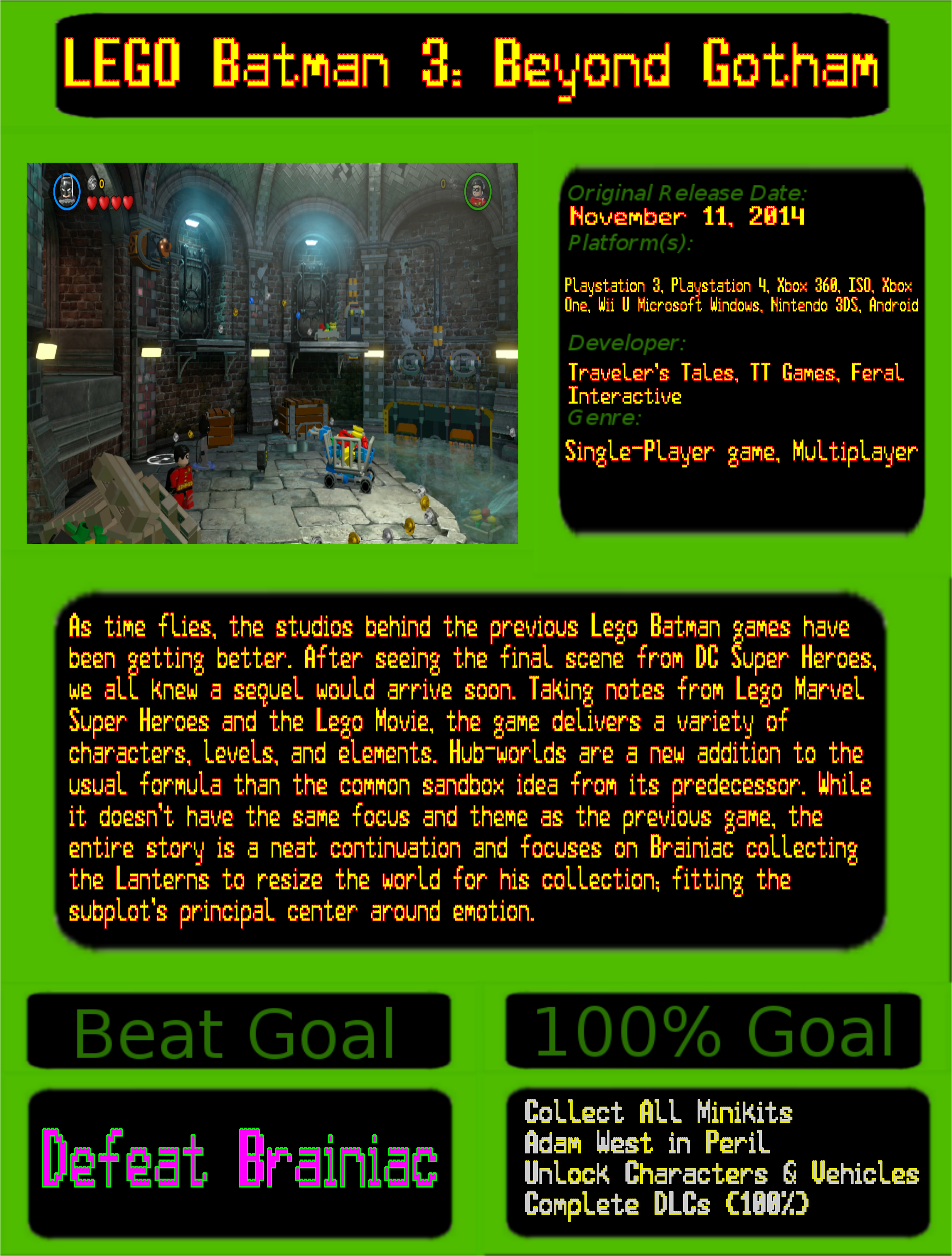 1001 Video Games Lego Batman 3 Beyond Gotham By Jayzeetee16 On Deviantart 1001 Video Games Lego Batman 3 Beyond Gotham By Jayzeetee16 On Deviantart