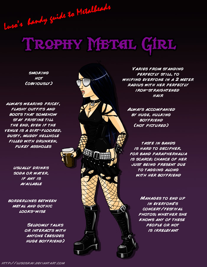 Metal 101- The Trophy Metal Girl