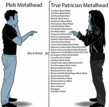 Metalhead vs Trve Patrician Black Metal