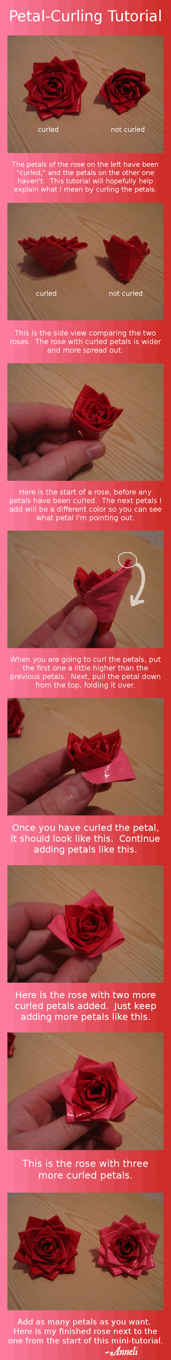 Petal Curling Tutorial