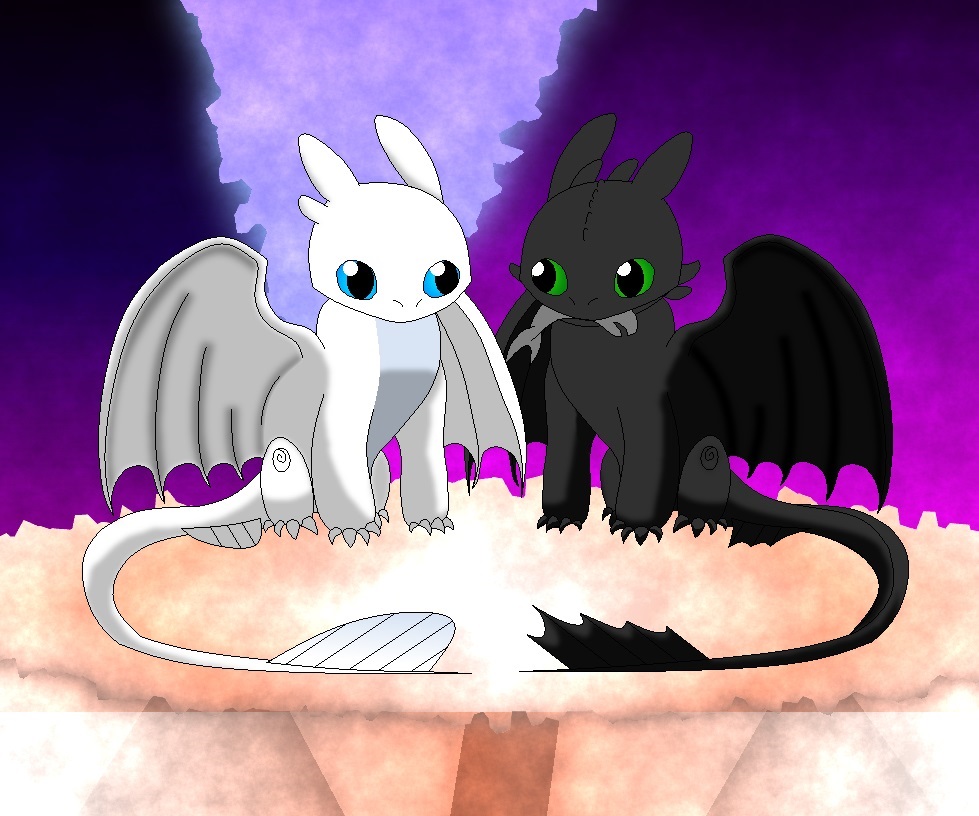 Toothlesds Oc Remake of Toothless and my OC's character's Cosmo by ...