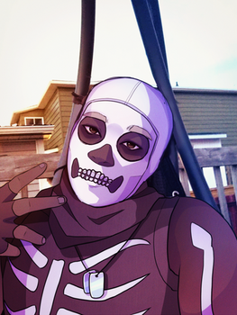 Fortnite Skull Trooper | Godleo