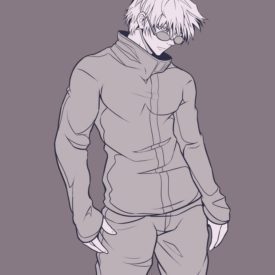 Gojo Satoru - Jujutsu Kaisen wip by FlyingPings on DeviantArt