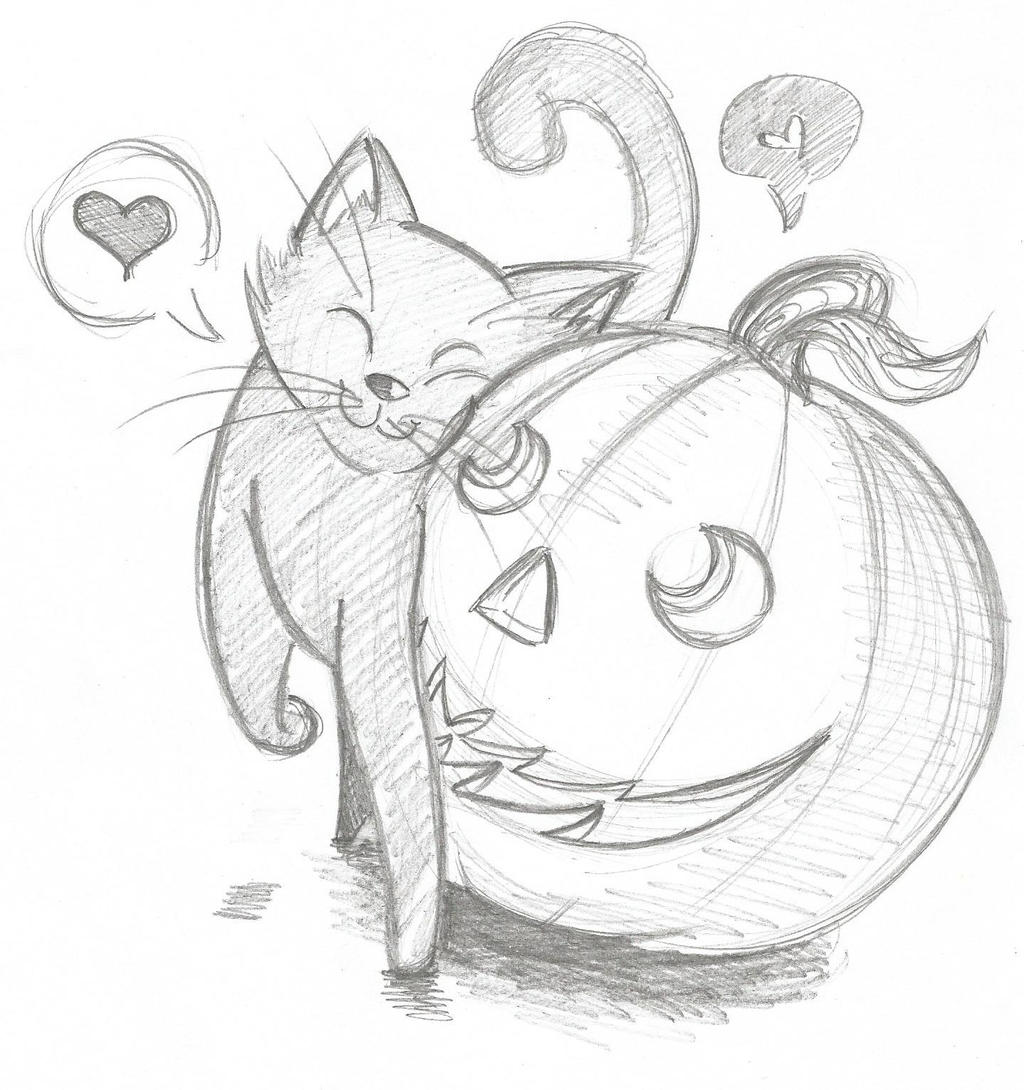 Day Thirty - Pumpkin Patch Kitten