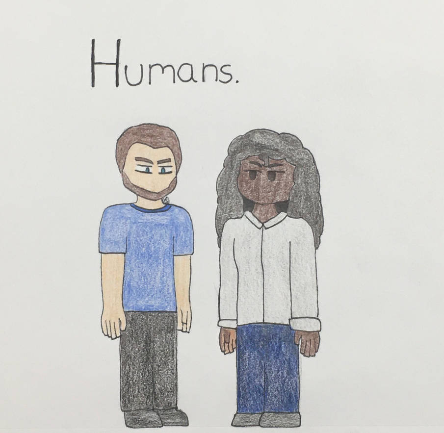Creature Feature Day 1: Humans by LucasWrath on DeviantArt