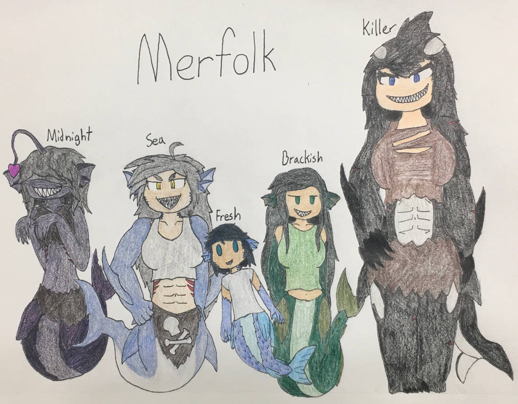 Creature Feature Day 9: Merfolk by LucasWrath on DeviantArt