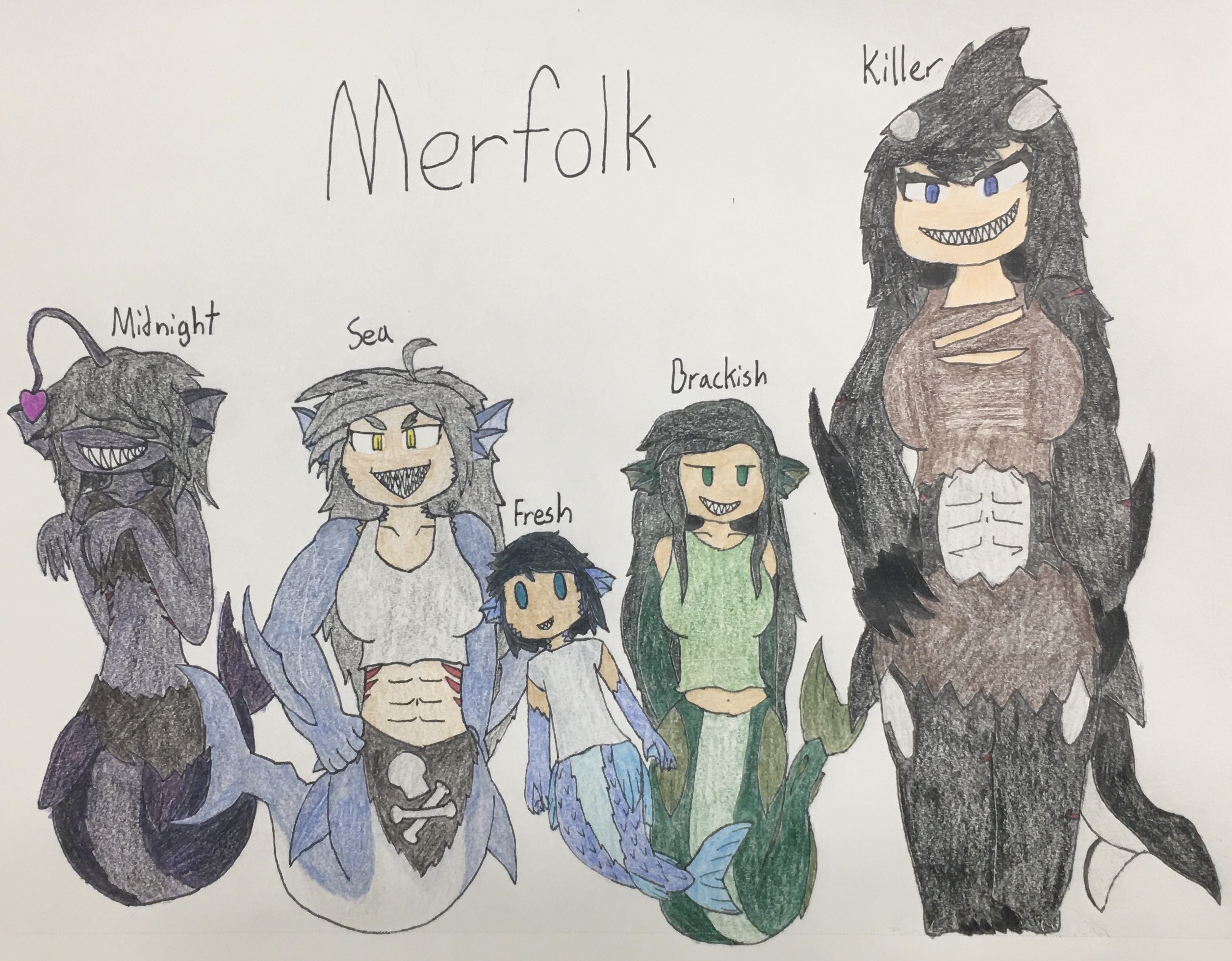 Creature Feature Day 9: Merfolk by LucasWrath on DeviantArt