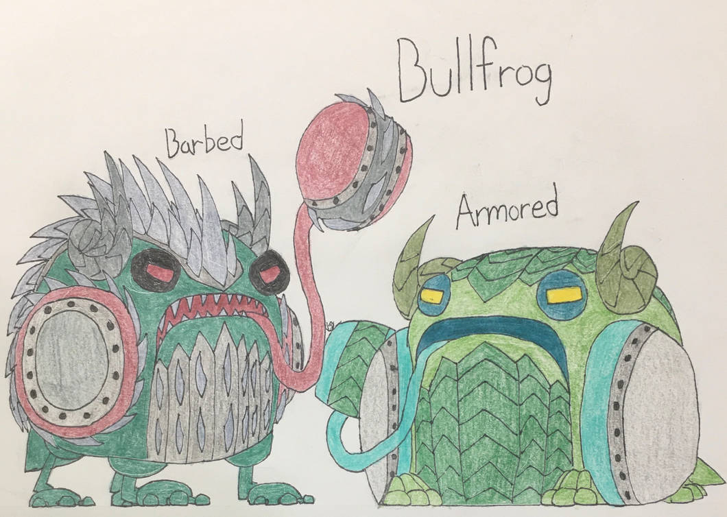 Creature Feature Day 56: Bullfrog by LucasWrath on DeviantArt
