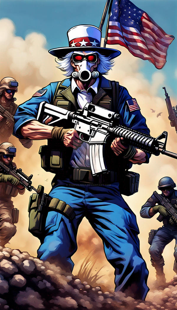 Uncle Sam Ripped Uncle Sam by THEevilnick on DeviantArt