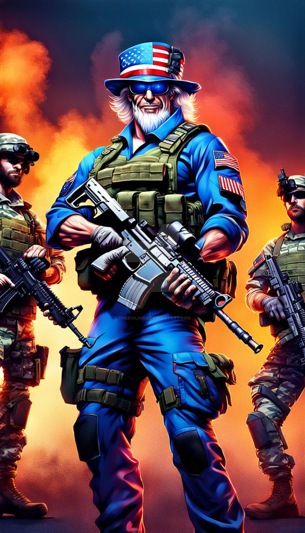 Uncle Sam and Delta Force Operators by THEevilnick on DeviantArt