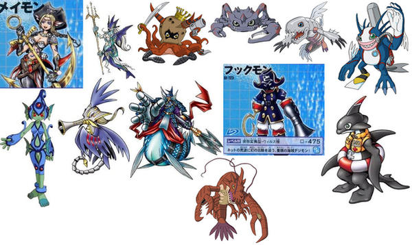 Aquatic Digimon by xxGoosebumpsxx on DeviantArt