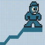 Metallic Blue Iceman Variant Perler Bead