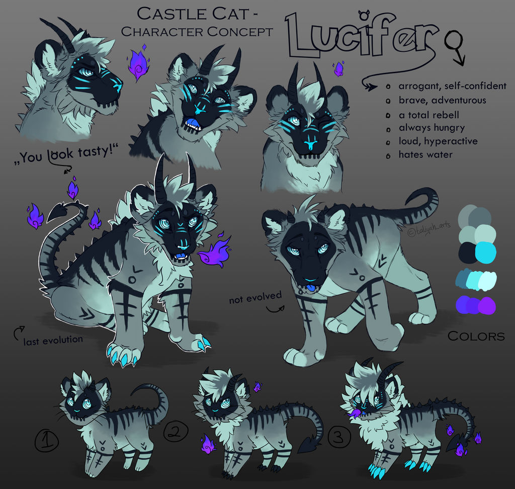 Lucifer [Character Design] Castle cats - entry