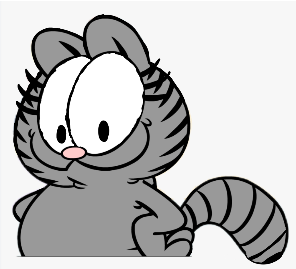 Graffield A Gray Tabby Cat from Garfield by Criniveran on DeviantArt