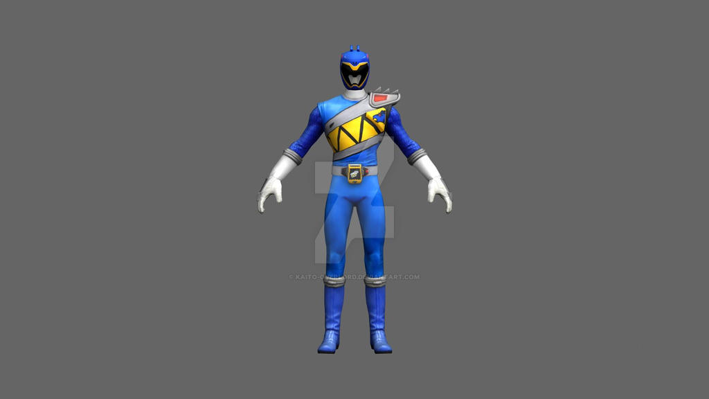 Kaito Power Ranger Power Rangers Dino Charge - Blue by Kaito-Overlord on DeviantArt